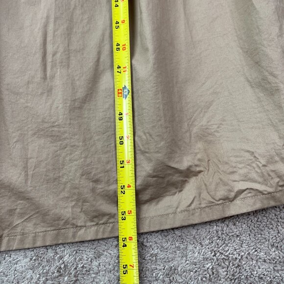 Old Navy Dress Womens XXL Brown Cotton Country Western Prairie Minimalist Basic - Picture 6 of 9